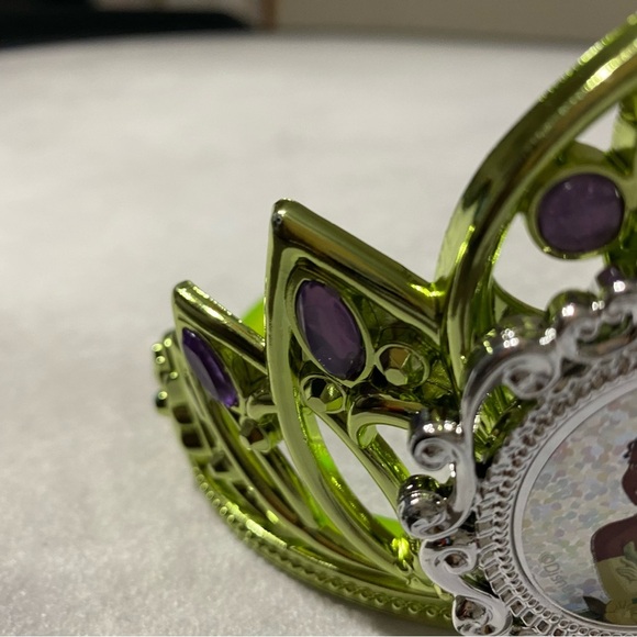 Disney The Princess & The Frog Tiana Tiara Green Bejeweled Fancy Crown - Picture 2 of 12